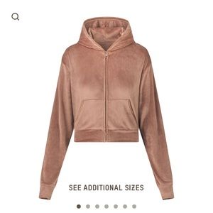 Entire Skims Velour Track Set! Size Medium in Sienna. NEVER WORN. With Tags